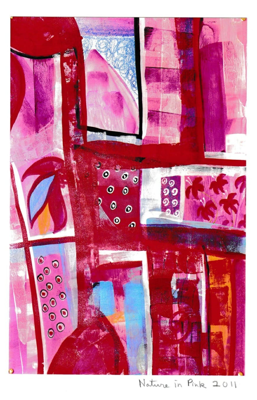 Nature in Pink painting